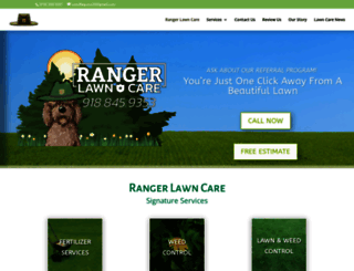 rangerlawncare.net screenshot