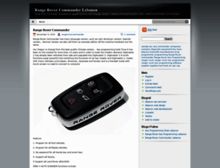 rangerovercommander.wordpress.com screenshot