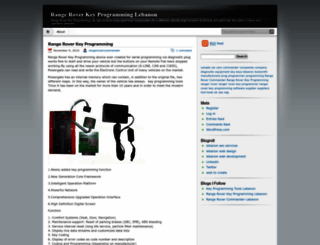 rangeroverkeyprogramming.wordpress.com screenshot
