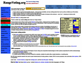 rangevoting.org screenshot