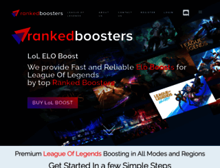 rankedboosters.com screenshot