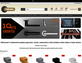 rankenos.lt screenshot