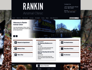rankinanimalclinic-ms.com screenshot