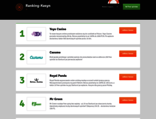 ranking-kasyn.pl screenshot