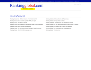 rankingglobal.com screenshot