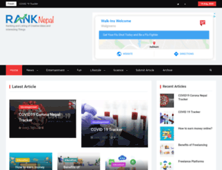 ranknepal.com screenshot