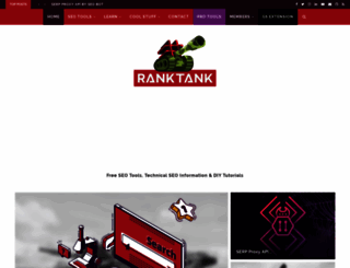 ranktank.org screenshot