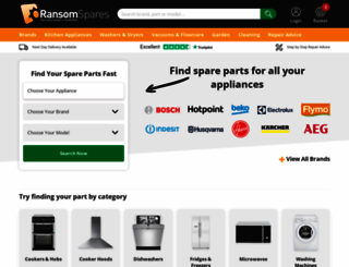 ransomspares.co.uk screenshot