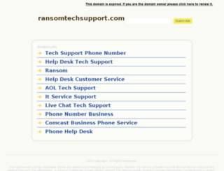 ransomtechsupport.com screenshot