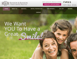 ransonfamilydental.com screenshot