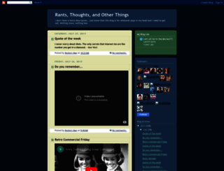 rantsthoughtsandotherthings.blogspot.com screenshot