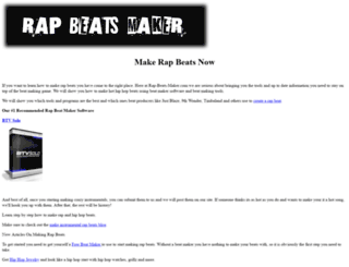 rap-beats-maker.com screenshot