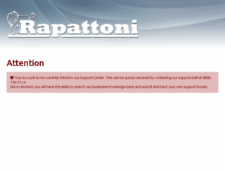 rapattoni.custhelp.com screenshot