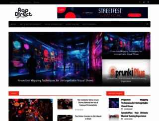 rapdirect.net screenshot