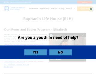 raphaelslifehouse.org screenshot