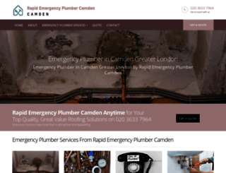 rapid-emergency-plumber-camden.co.uk screenshot