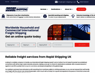 rapid-shipping.co.uk screenshot