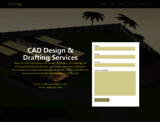 rapid3designs.com screenshot