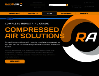 rapidairproducts.com screenshot