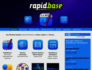 rapidbase.de screenshot