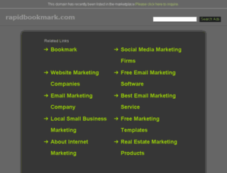 rapidbookmark.com screenshot