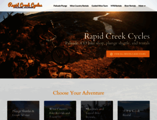 rapidcreekcycles.com screenshot