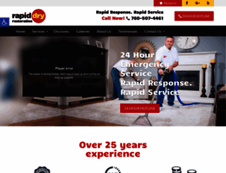 rapiddryinc.com screenshot