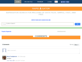 rapidgator-search.com screenshot