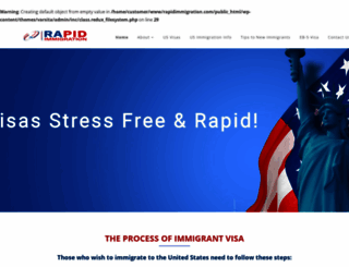 rapidimmigration.com screenshot