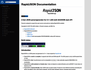 rapidjson.org screenshot