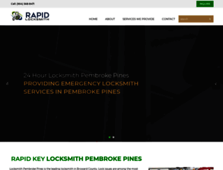rapidkeylocksmith.com screenshot
