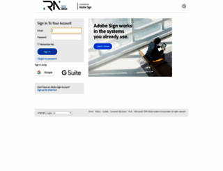 rapidnews.na1.echosign.com screenshot