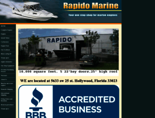rapidomarine.com screenshot