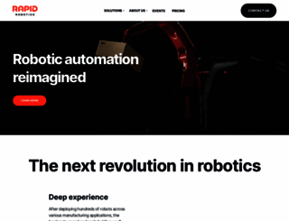 rapidrobotics.com screenshot
