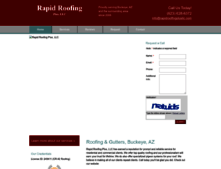 rapidroofingplusllc.com screenshot