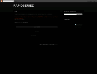rapidseriez2.blogspot.fr screenshot