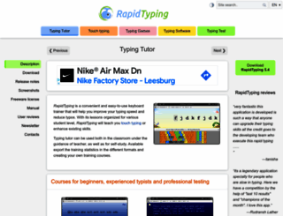 rapidtyping.com screenshot