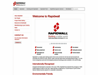 rapidwall.com.au screenshot
