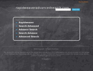 rapidweaveradvancedsearch.com screenshot