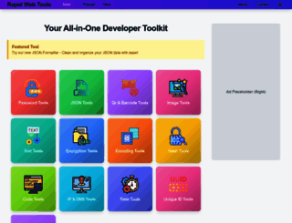 rapidwebtools.com screenshot
