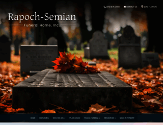 rapochfuneralhome.com screenshot