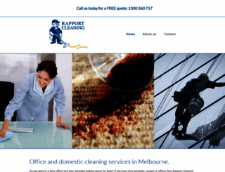 rapportcleaning.melbourne screenshot