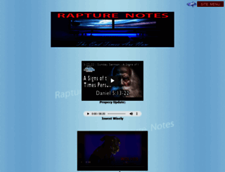 rapturenotes.com screenshot