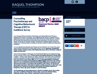 raquelthompson.co.uk screenshot
