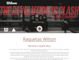 raquetaswilson.com screenshot