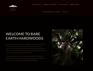 rare-earth-hardwoods.com screenshot