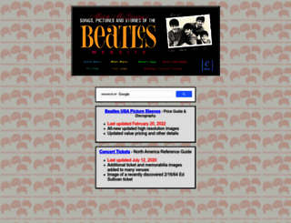 rarebeatles.com screenshot