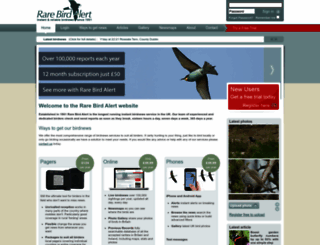 rarebirdalert.co.uk screenshot
