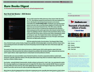 rarebooksdigest.com screenshot