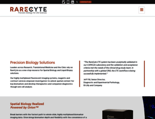 rarecyte.com screenshot